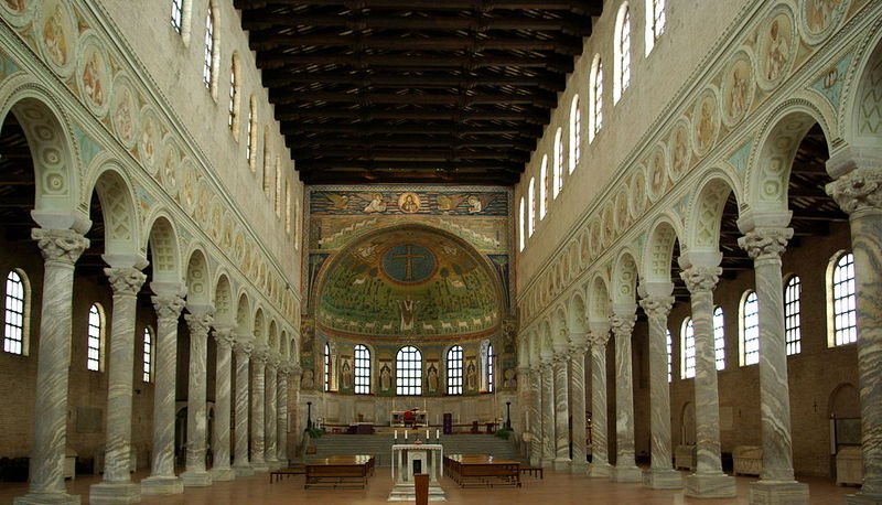 La basilica paleocristiana (da Loescher)