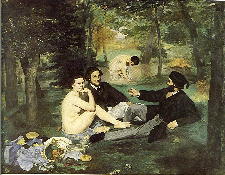 E. Manet: Le dejeuner sur l'herbe (da Loescher)